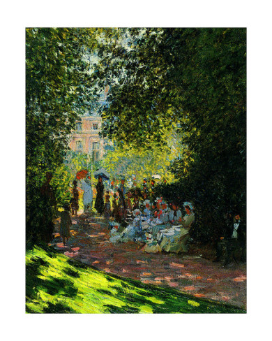 The Parc Monceau - Claude Monet Paintings
